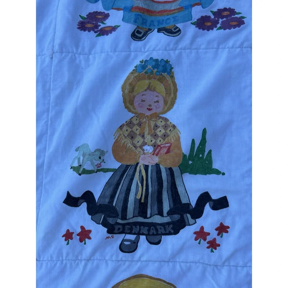 Dolls Of Many Nations Quilt 60